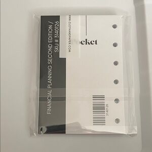 Cloth & Paper Pocket Financial Planning Inserts Second Edition
